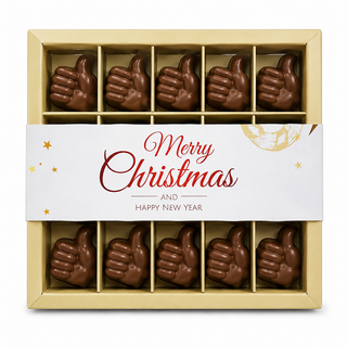 Merry Christmas Chocoladeduimpjes  Brievenbuspost