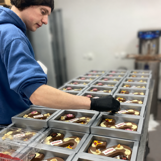 Luxe Chocoladeletter 225 Gram voor Bedrijven (A t/m Z)
