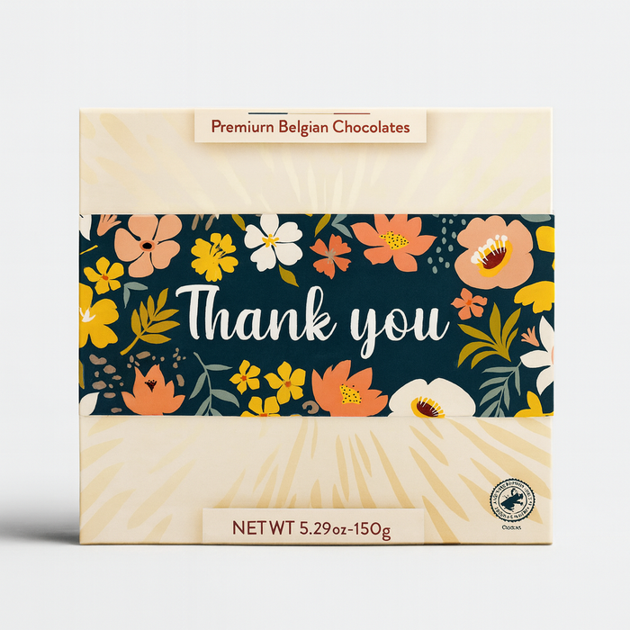 Luxe Bonbons – Taartpuntjes in Thank You-doosje