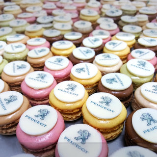 Macaron de Paris met logo (vanaf 40 stuks) - Macaronstore.nl