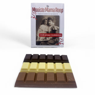 Chocoladereep “De Mooiste Mama” – Assortiment voor Retail - Chocoladebox.nl