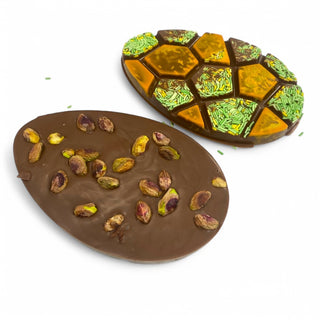 Paasei tablet met pistache Brievenbuspost - Chocoladebox.nl