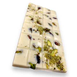 Chocoladereep Wit Pistache - Chocoladebox.nl
