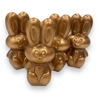 Gouden Paashaasje Melkchocolade met hazelnootjes - Chocoladebox.nl