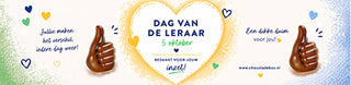 Chocolade duimpjes – Dag van de Leraar (5 oktober) - Chocoladebox.nl