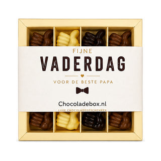 Fathers' Day Chocolate Thumbs - 16 pieces in a letterbox gift box