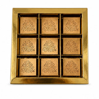 Gouden chocolaatjes Eid Mubarak - Chocoladebox.nl