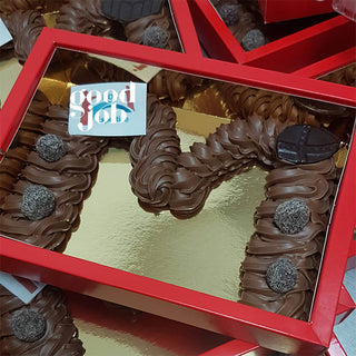 Schoko-Creme Sprühbrief 200 Gramm Milch