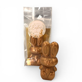 Chocolade Paashaasje met Salted Caramel vulling - Chocoladebox.nl