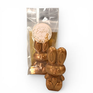 Chocolade Paashaasje met Salted Caramel vulling - Chocoladebox.nl