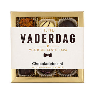 Father's Day Chocolates – Luxury box with 9 chocolates