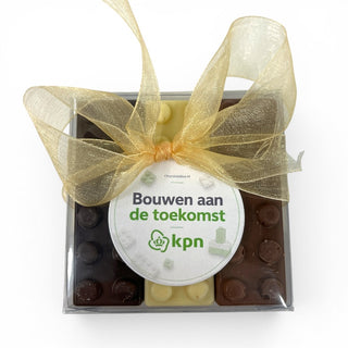Chocolade Lego in geschenkbox 180 gram - Chocoladebox.nl