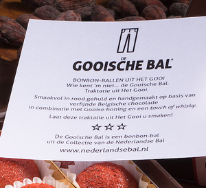 De Gooische Bal 9 stuks Exclusive Edition - bonbons -chocolade - Chocoladebox.nl