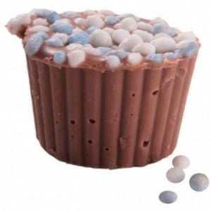 125 gram blauwe bonbonbeschuitjes in luxe bonbondoosje - bonbons -chocolade - Chocoladebox.nl