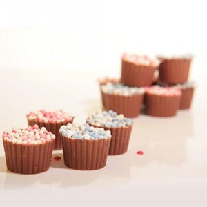 250 gram roze bonbon beschuitjes in luxe bonbondoosje - bonbons -chocolade - Chocoladebox.nl