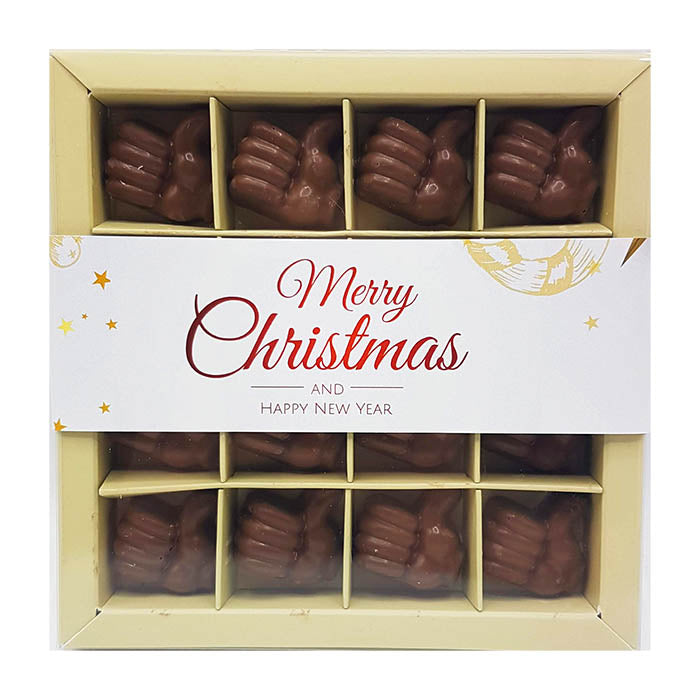 Merry Christmas Chocoladeduimpjes  Brievenbuspost