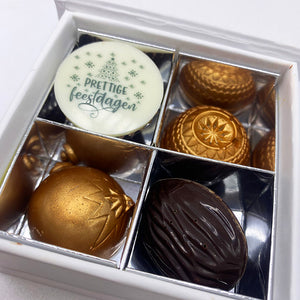 Luxury small box of Christmas bonbons
