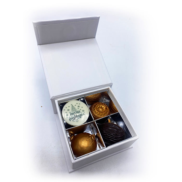 Luxury small box of Christmas bonbons