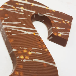 Luxe chocoladeletter Salted Caramel S per stuk - Chocoladebox.nl