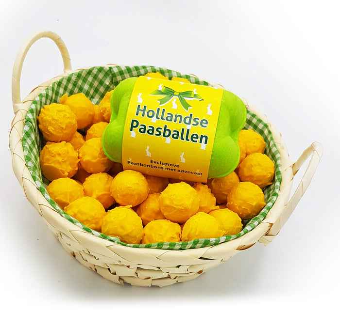 Traditional Dutch Easter balls with eggnog