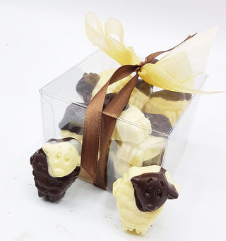 Chocolade Schapen in box 200 gram - Chocoladebox.nl