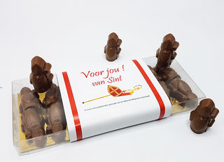 Chocolade Sintjes chocolade 16 stuks Brievenbuspost - Chocoladebox.nl